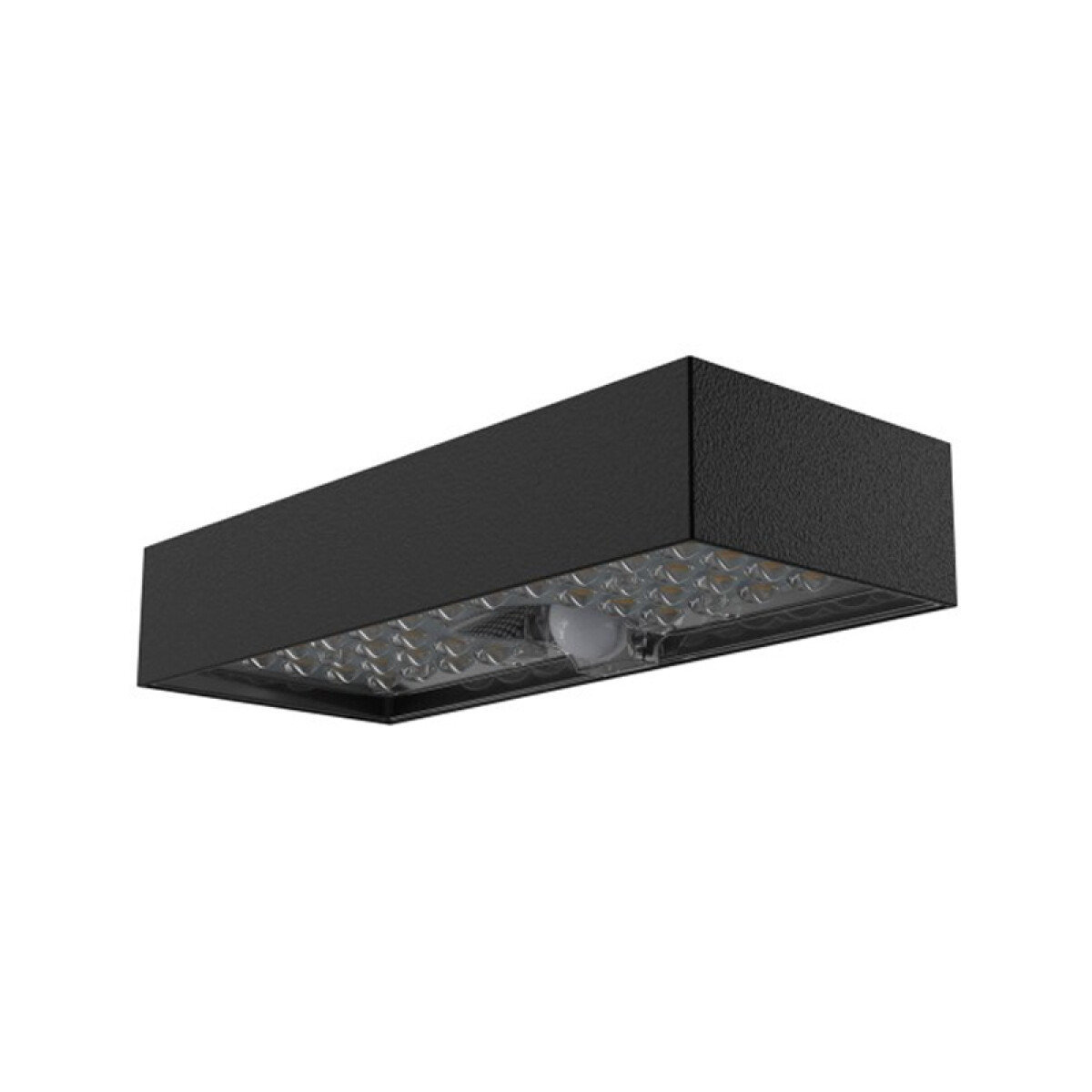 Luminaria LED de Exterior Solar Brick 6W Luz Cálida Negro 