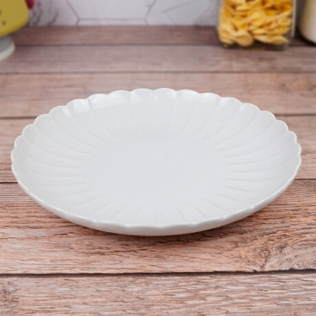 Plato de cerámica forma flor Plato de cerámica forma flor