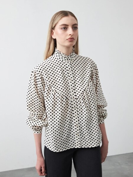 CAMISA D.CASSIN RAFAELA CRU NEGRO