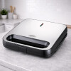 SANDWICHERA CON GRILL INOX 4 PANES KS-SWINOX14 SANDWICHERA CON GRILL INOX 4 PANES KS-SWINOX14