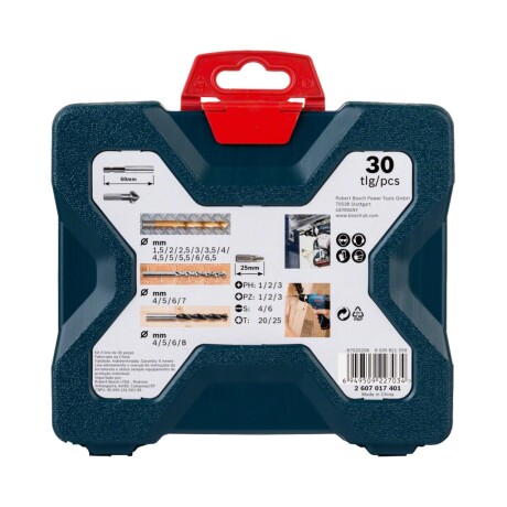 JGO MECHAS BOSCH X-LINE 30Pzs 2607017401000 JGO MECHAS BOSCH X-LINE 30Pzs 2607017401000