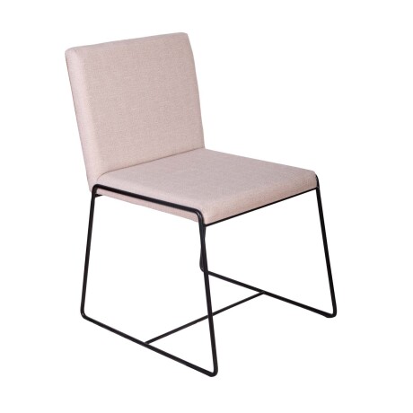 SILLA DE ESCRITORIO MADERA-Y-METAL NATURAL-BEIGE JERSEY
