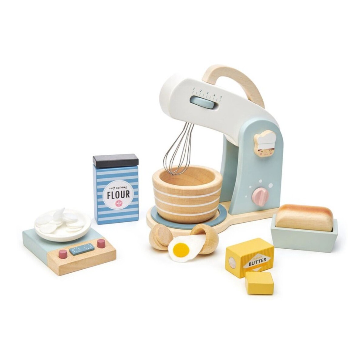 Tender Leaf Toys Juguete Batidora De Madera Reposteria Set 