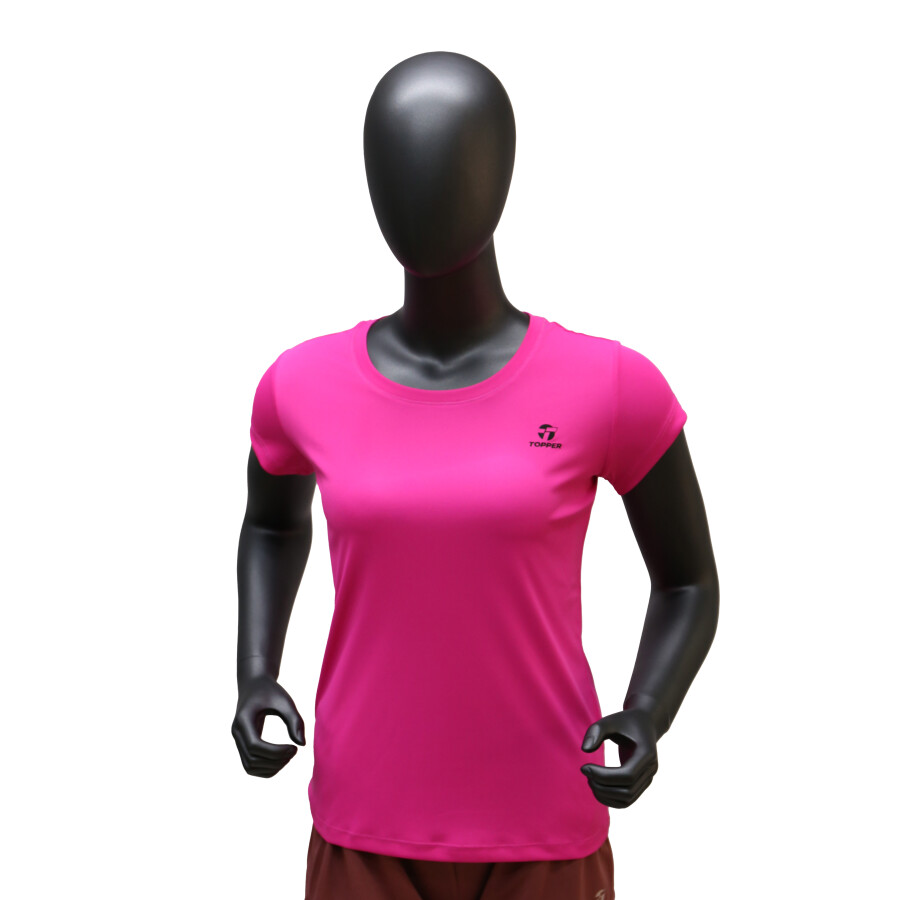 Remera de Mujer Topper Basic Fucsia