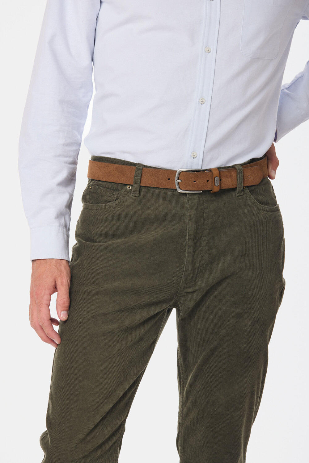 PANTALÓN DE PANA Verde