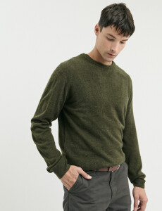 470413 SWEATER HARRINGTON URBAN Verde Claro Melange