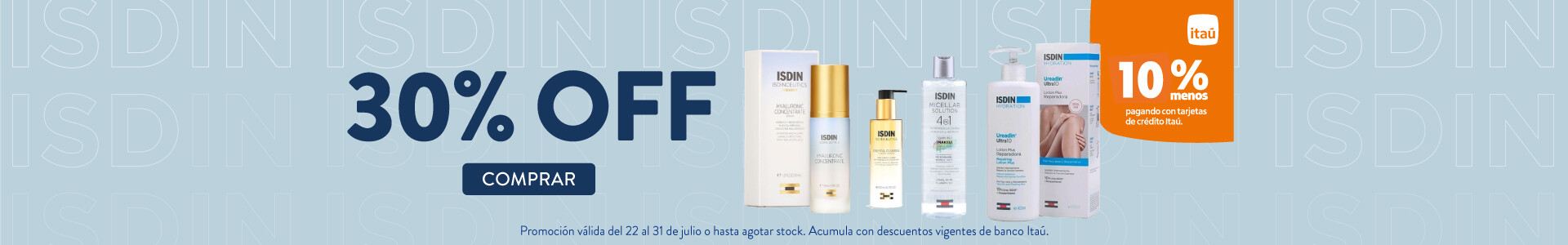 Isdin 30% Off