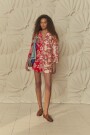 SHORT FLORAL Rojo