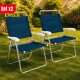Set X 2 Sillas Master Plus Aluminio AZUL OSCURO