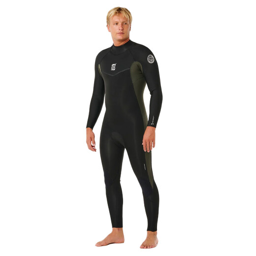 Traje Rip Curl Dawn Patrol Back Zip 4/3 - Negro Traje Rip Curl Dawn Patrol Back Zip 4/3 - Negro