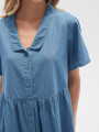 Vestido Crypto Celeste