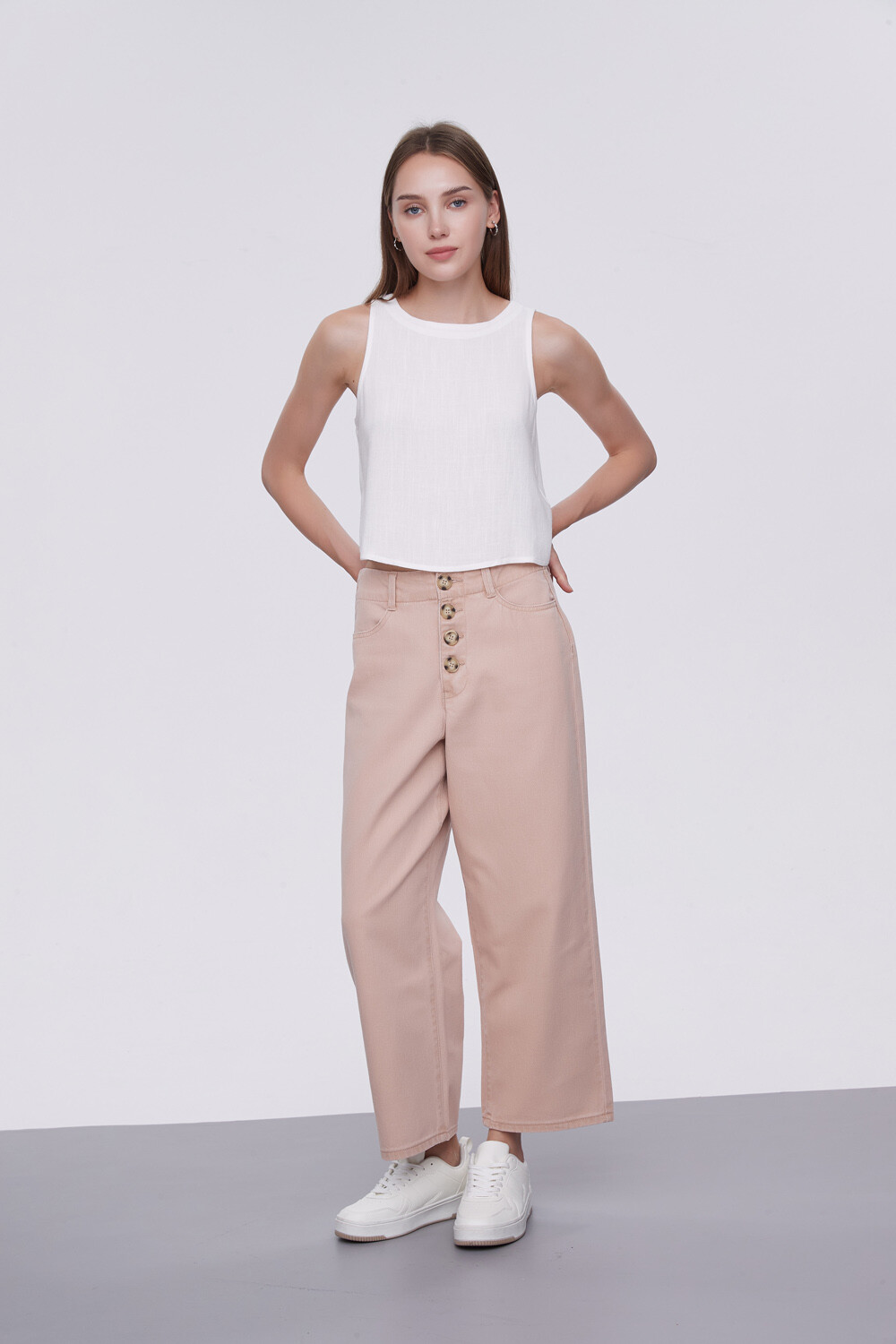 Pantalon Wajen Rosa Viejo