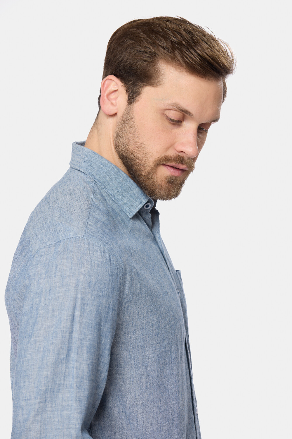 CAMISA DE LINO Denim