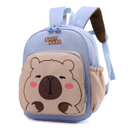 Mochila de Capibara chica Celeste