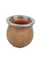 Mate ceramica forrado chico Beige