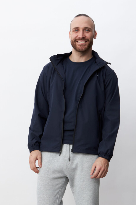 Campera fina Fitness Azul marino