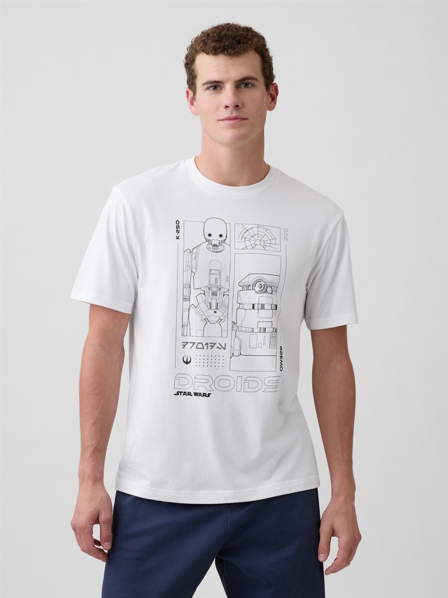 Remera Gráfico Hombre - White000 