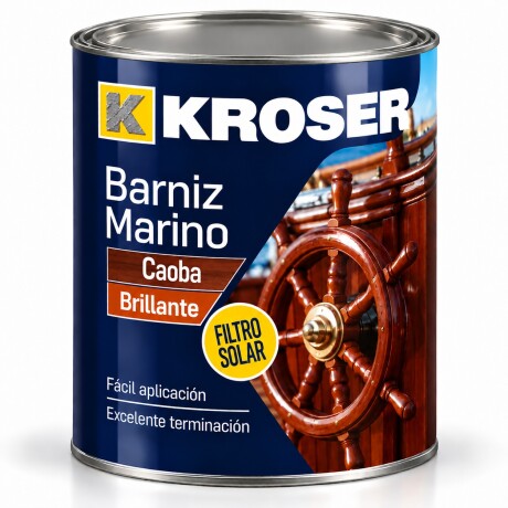 BARNIZ KROSER CAOBA BRILLANTE C/FLTRO SOLAR 0.90L N/a
