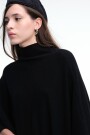 PONCHO TEJIDO Negro