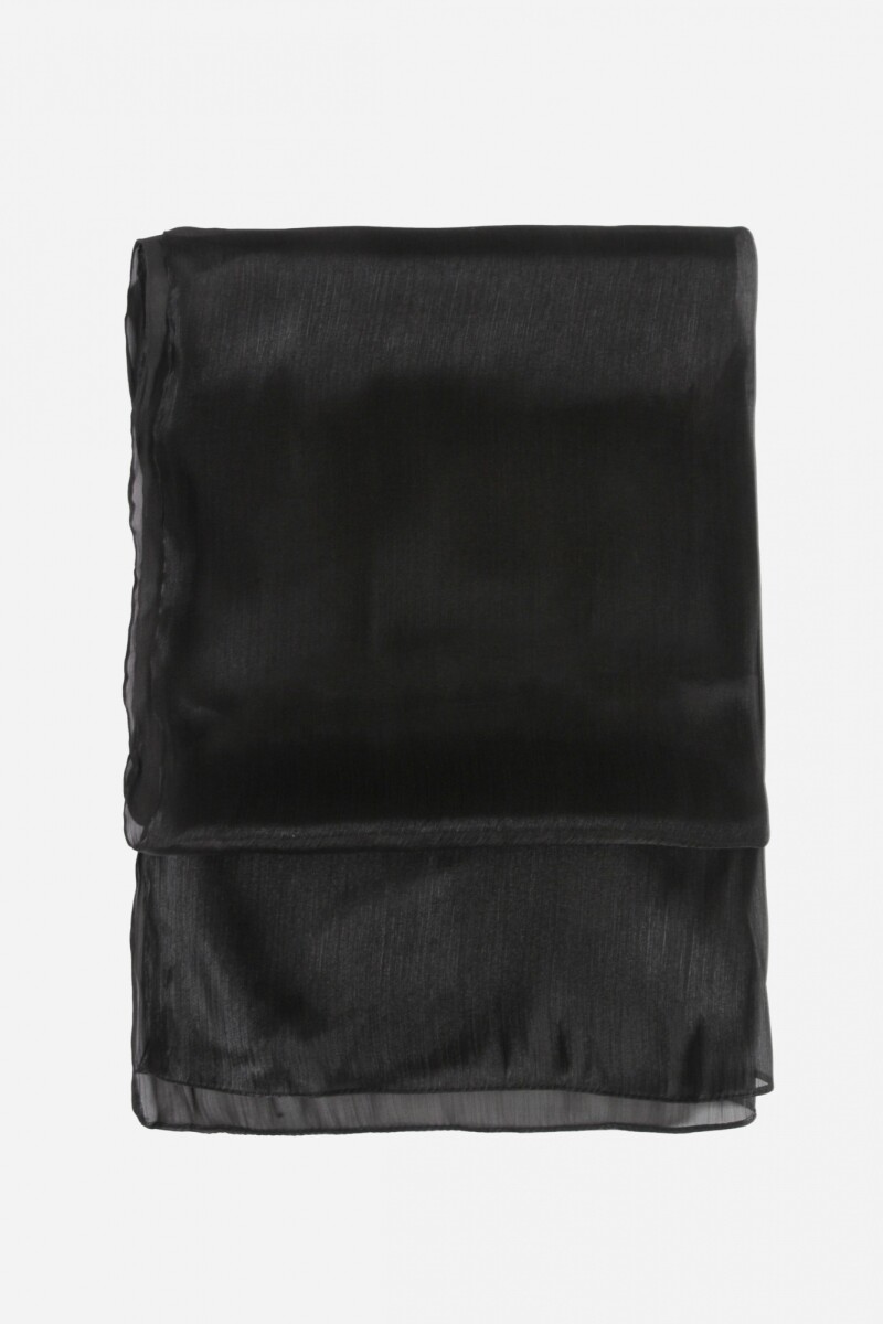 Pashmina party saten negro