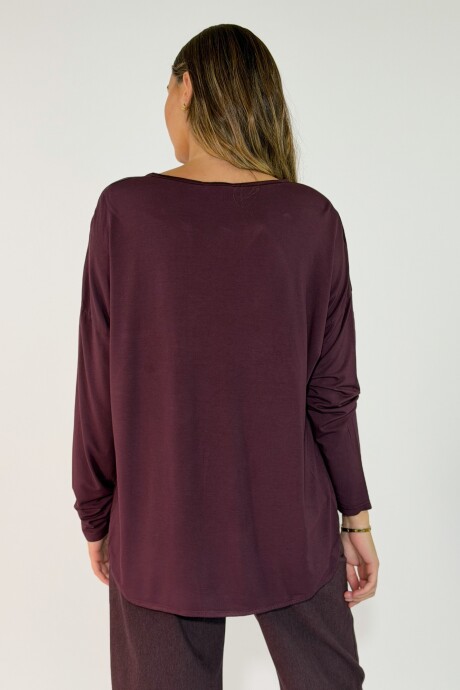 BLUSA MONTANA Bordo