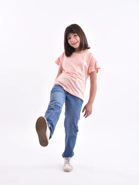 REMERA INÉS KIDS ROSA VIEJO