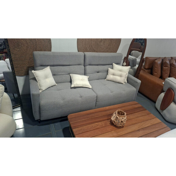 Sofá Hero Gris DK Respaldo reclinable Sofá Hero Gris DK Respaldo reclinable