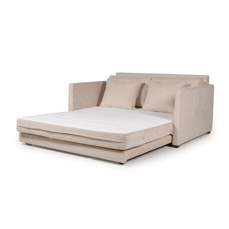 Sofá Cama Quito - 176 - Tela Microfibra TC 1010 (Beige)