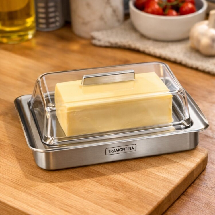 MANTEQUERA AC INOX C/TAPA TRASPARENTE MANTEQUERA AC INOX C/TAPA TRASPARENTE