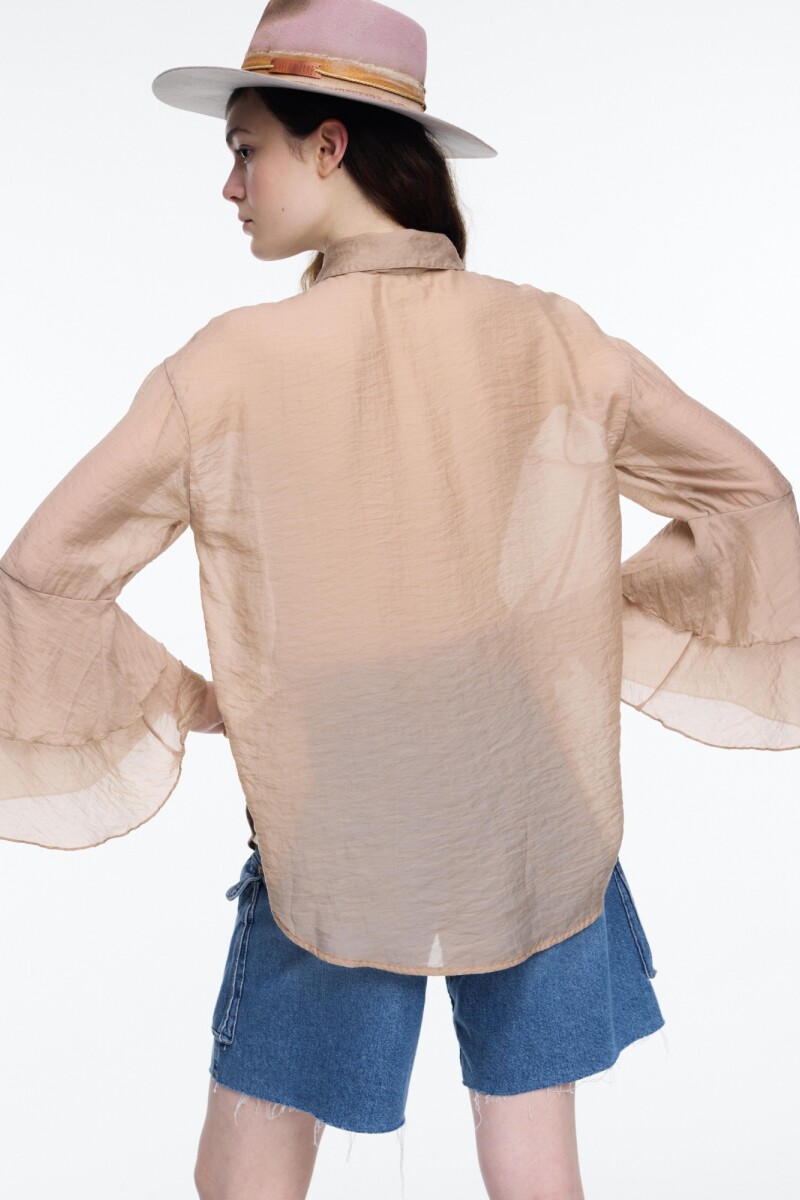 CAMISA VOLADOS Taupe