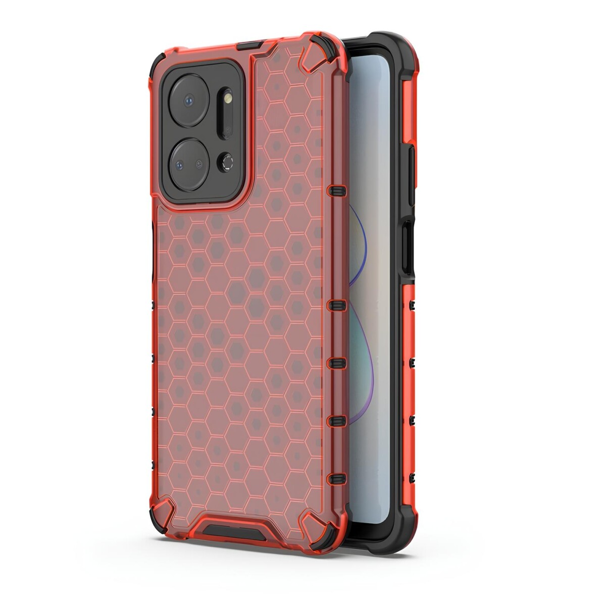 Case Honeycomb Honor X6 Red