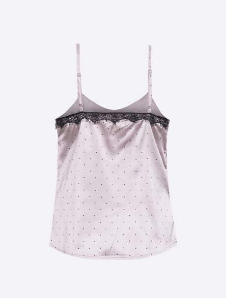 Musculosa saten topo