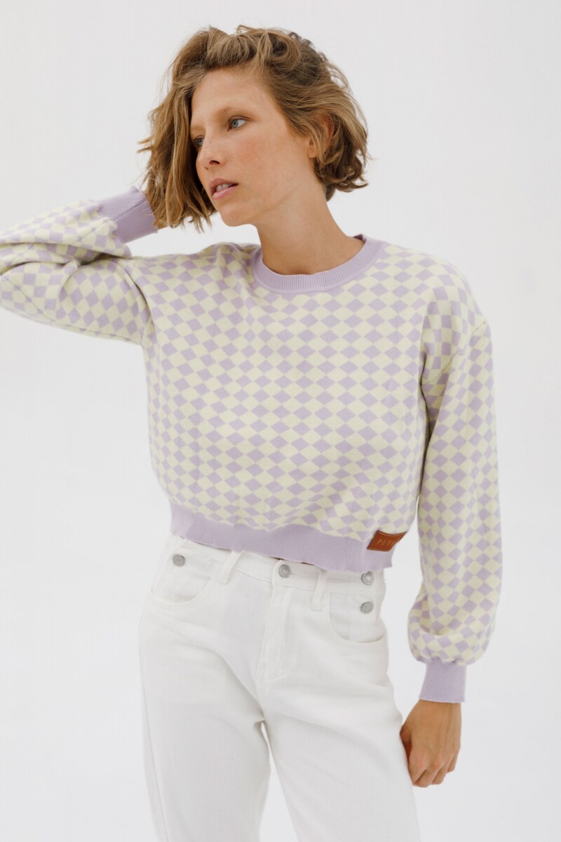 Sweater Bubble Amarillo/Lila