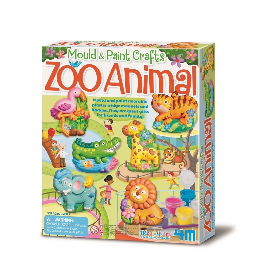 MOULD & PAINT ZOO ANIMAL MOULD & PAINT ZOO ANIMAL