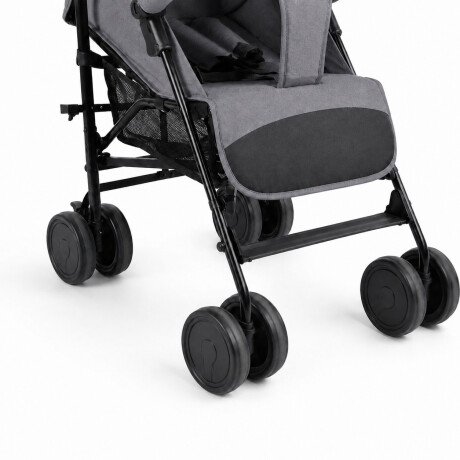 Coche Paraguitas Bebe Reclinable Plegable Compacto 8 Ruedas Gris