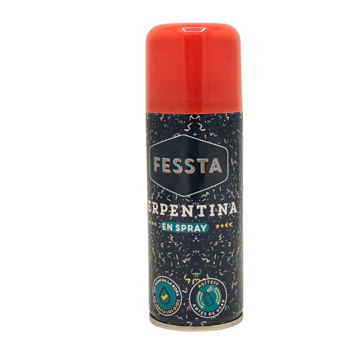 Serpentina de Colores en Spray Fessta 250ml - Rojo 