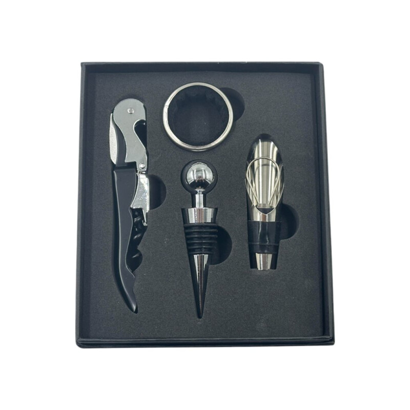 Set de Accesorios para Vino - 4 Piezas Set de Accesorios para Vino - 4 Piezas