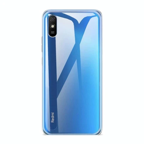 Case TPU Borde Alto Impacto XIAOMI Redmi 9A Silicona - Transparente Case TPU Borde Alto Impacto XIAOMI Redmi 9A Silicona - Transparente