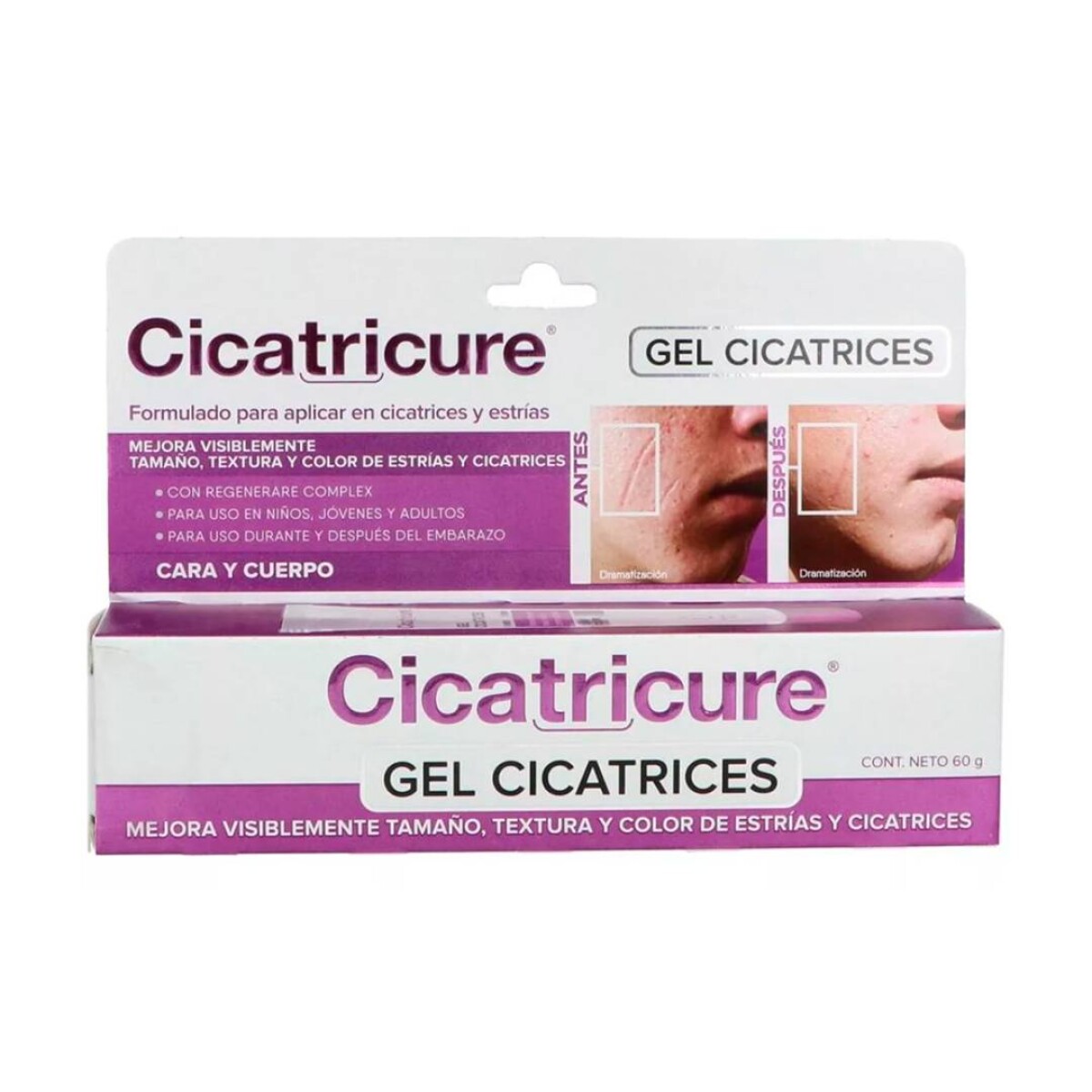 Gel Cicatricure Estrias Y Cicatrices - 60 Gr 