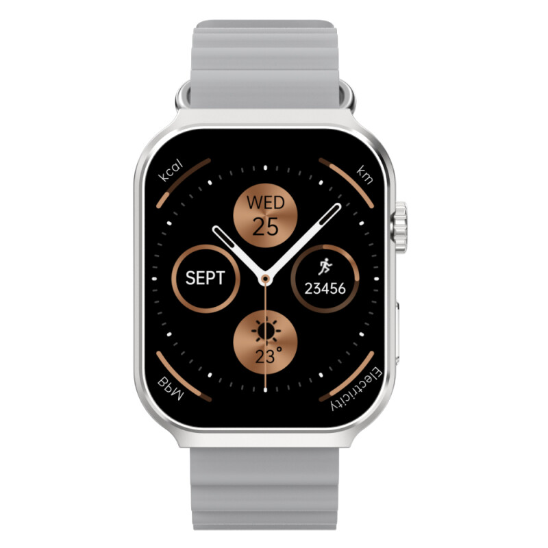 Smartwatch Aiwatch AIWA IP67 más de 100 Modos Deportivos y Monitoreo de salud Gris | AWSF25P-GO