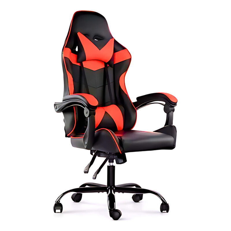 Silla Gamer Giratoria Rojo