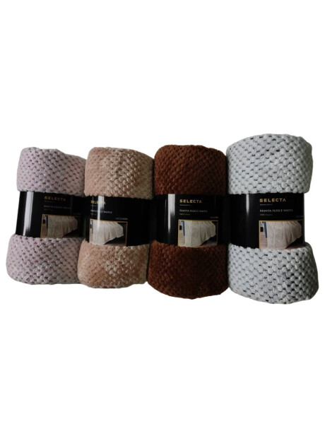 MANTA FLEECE WAFFLE 127x152CM SURTIDO MANTA FLEECE WAFFLE 127x152CM SURTIDO