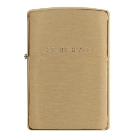 Encendedor Zippo Classic Brushed Solid Brass - 204 Encendedor Zippo Classic Brushed Solid Brass - 204