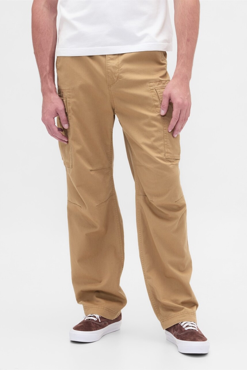 Pantalón Cargo Hombre Classic Khaki
