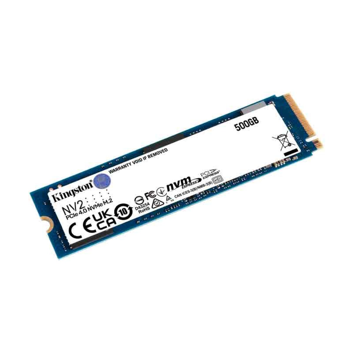 Disco sólido SSD Interno Kingston NV2 500GB M.2 2280 PCIe 