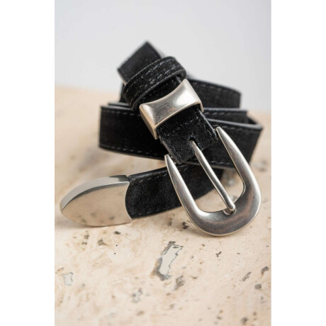 Cinto Hebilla Rectangular Negro