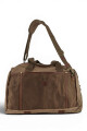 Bolso de viaje y deporte Marrón