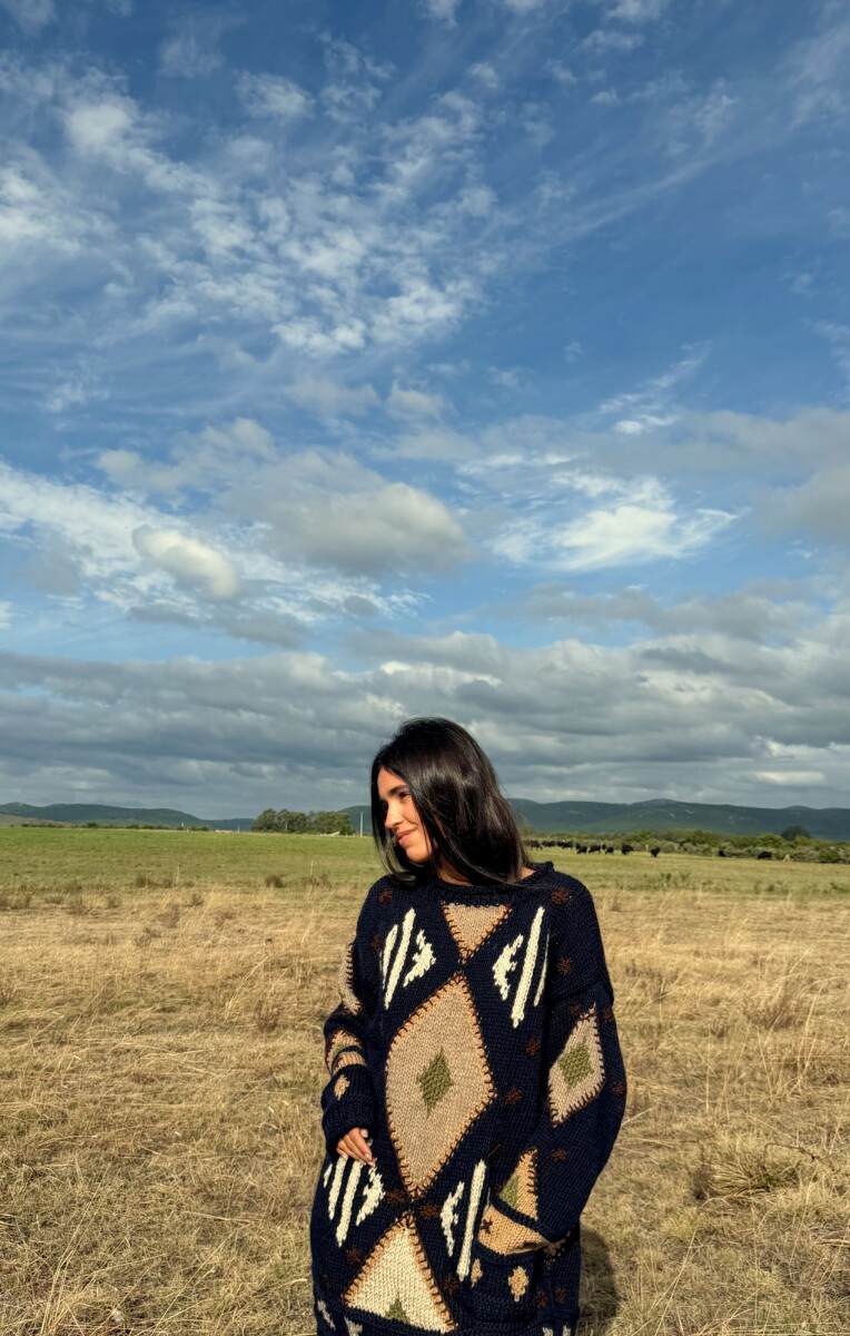 Gitano Dress - Azul Marino 