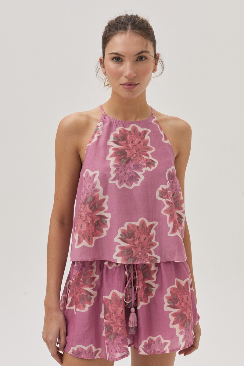 Short Lirio Rosa