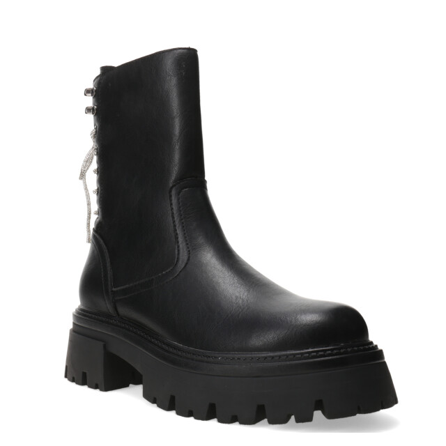 Bota de Mujer Miss Carol GIULIO con cordones strass Negro